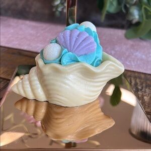 Seashell Soap with Purple and Blue Accents